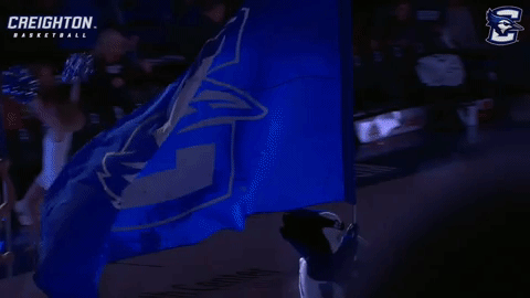 Creighton Bluejays Billy Bluejay GIF by Creighton University Athletics