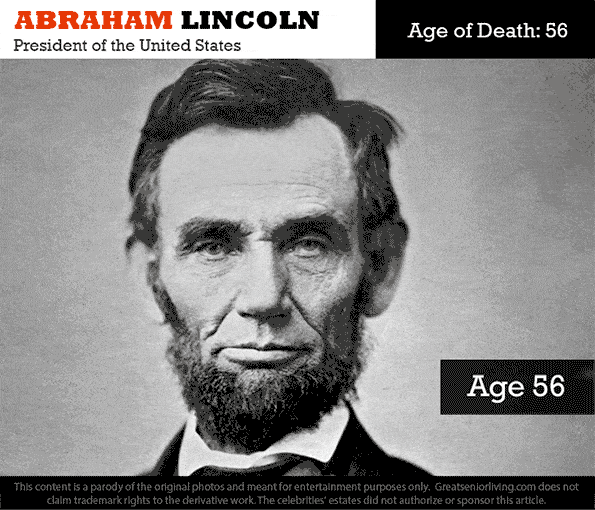 Photoshop Project Imagines What Late Celebrities Might Have Looked Like In Old Age - Abraham Lincoln