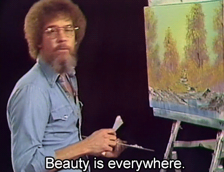 Bob Ross Beauty GIF - Find & Share on GIPHY