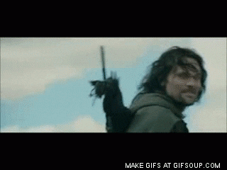 Image result for aragorn screaming gif