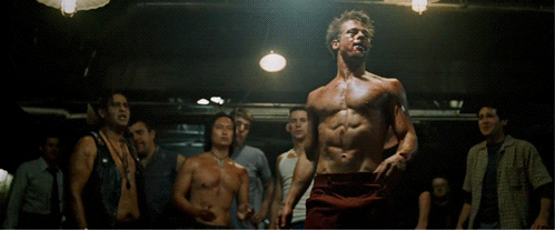 Rutina de ejercicio de Brad Pitt para película Fight Club