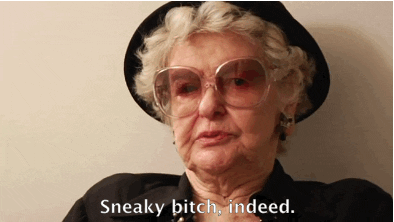  glasses sneaky elaine stritch old woman GIF