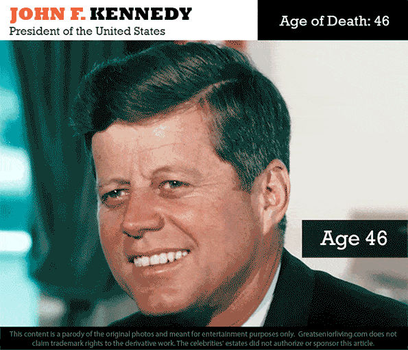 Photoshop Project Imagines What Late Celebrities Might Have Looked Like In Old Age - John F. Kennedy