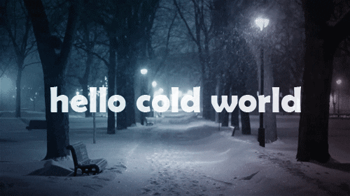 Cold Snow GIF