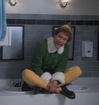 omg will ferrell elf disgusted