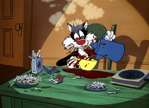 Stressed Sylvester The Cat GIF - Find & Share on GIPHY