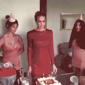 Birthday surprise in funny gifs