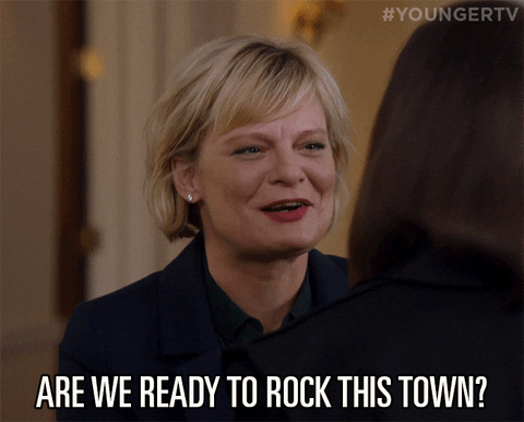 Excited Tv Land GIF by YoungerTV