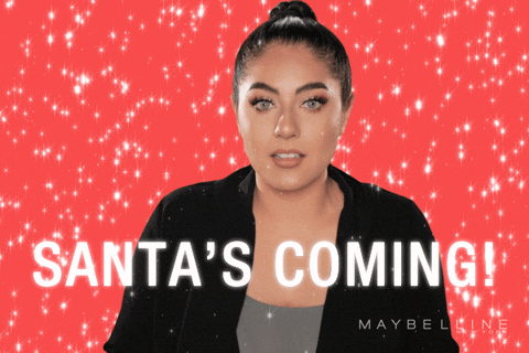 makeup santa gif by maybelline - find & share on giphy