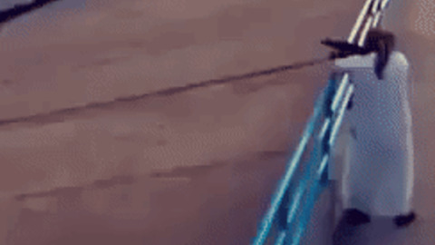 Bullets bounce on water gif