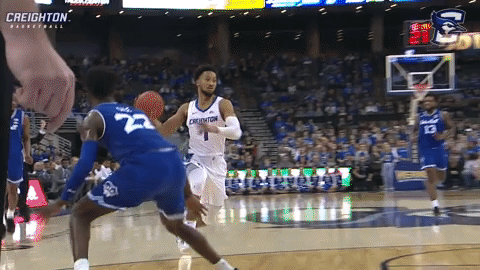 Creighton Bluejays Three-Pointer GIF by Creighton University Athletics