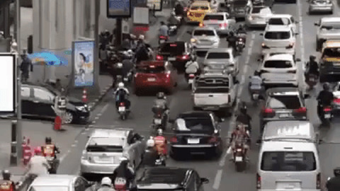 Traffic in Bangkok gif