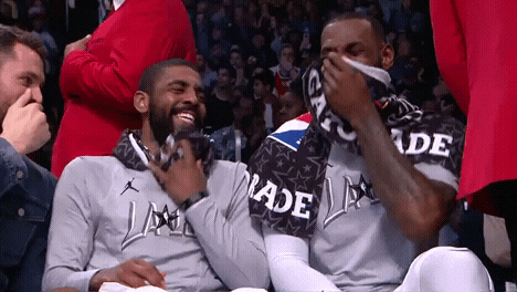Lebron James Laughing GIF by NBA - Find & Share on GIPHY