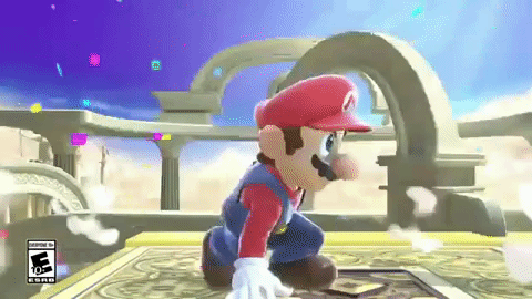 Mario lève le pouce pour t'inviter à participer au challenge