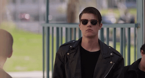 Sunglasses Leather Jacket GIF by 1091