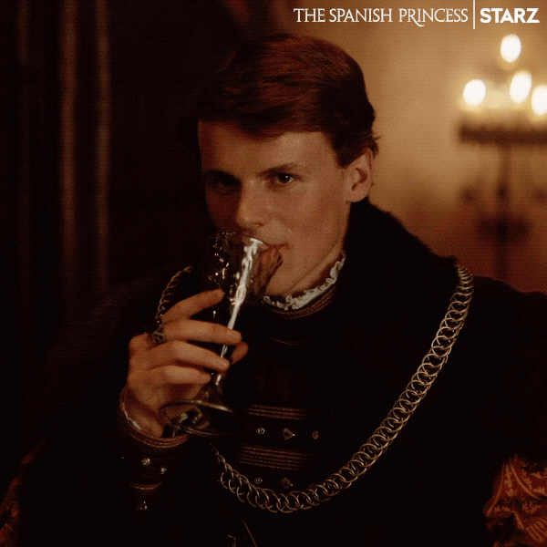 Henry Viii Cheers GIF by The Spanish Princess