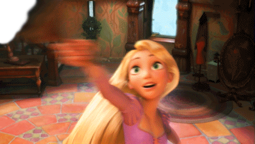 Excited Rapunzel Find And Share On Giphy