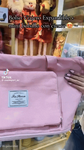 Uso del bolso extensible