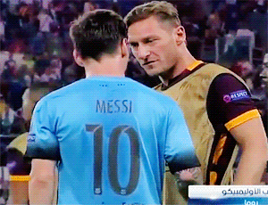 Messi Totti GIF - Find & Share on GIPHY