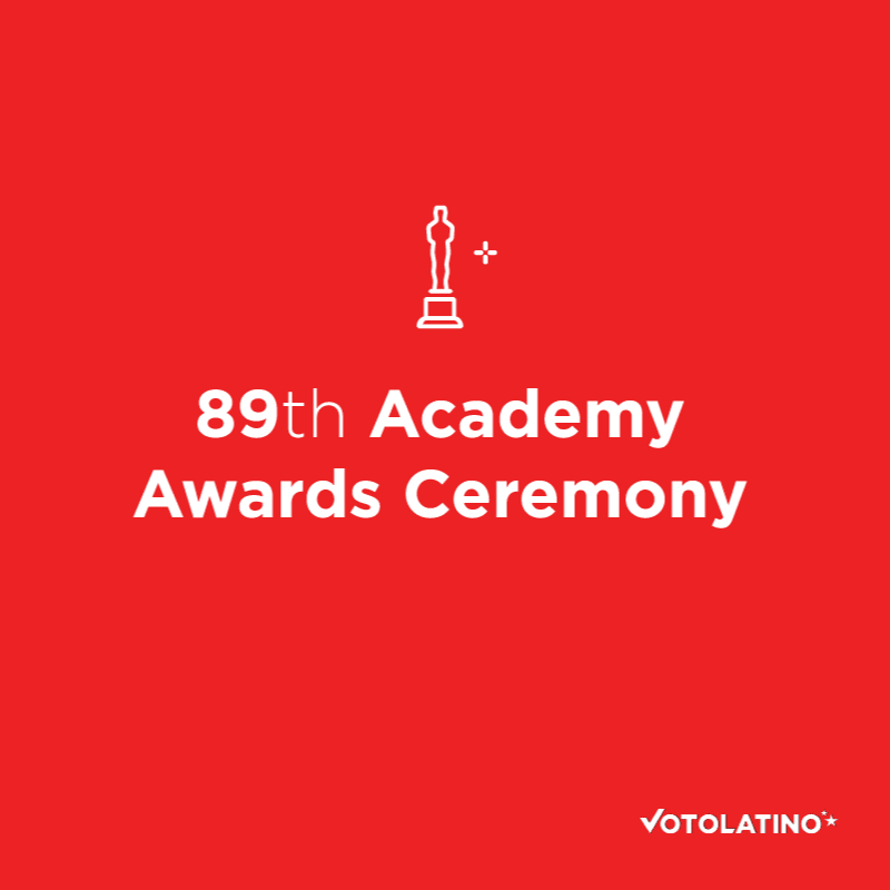 Oscars 2017 GIF by Voto Latino