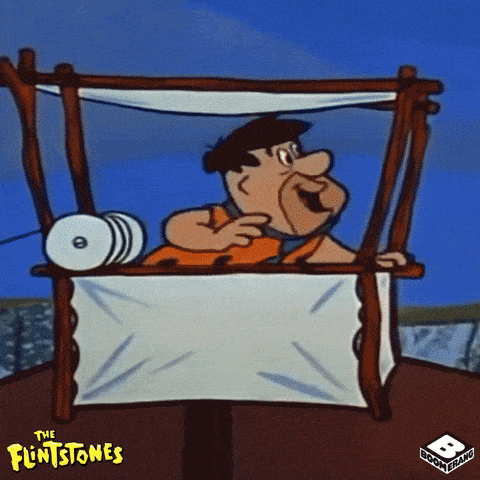 Fred Flintstone from The Flintstones Hanna-Barbera cartoon show