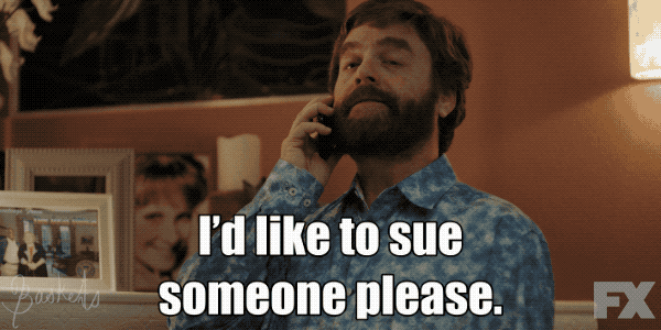 Angry Zach Galifianakis GIF by BasketsFX - Find & Share on GIPHY