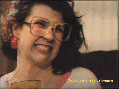 Disgusted Art School GIF