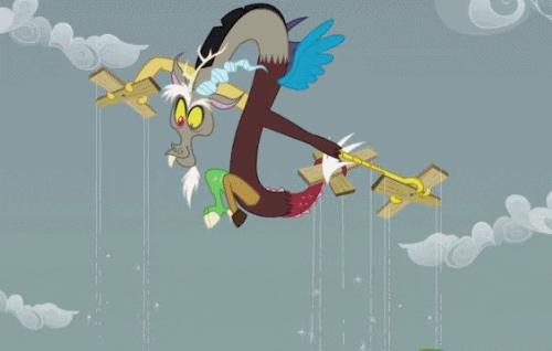 I'm Discord ! The master of Chaos ! Giphy