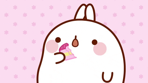 Happy Guilty Pleasure GIF by Molang - Find & Share on GIPHY