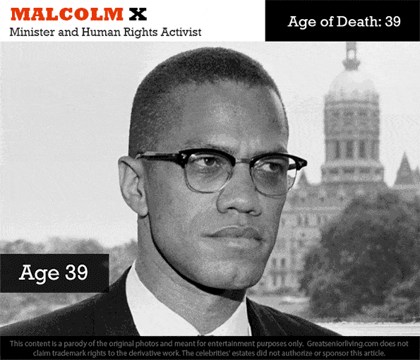 Photoshop Project Imagines What Late Celebrities Might Have Looked Like In Old Age - Malcolm X