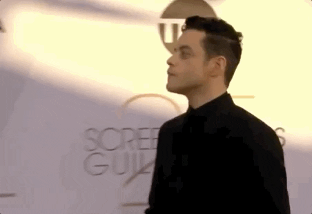 Rami Malek GIF by SAG Awards - Find & Share on GIPHY