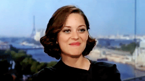 Happy Marion Cotillard GIF - Find & Share on GIPHY