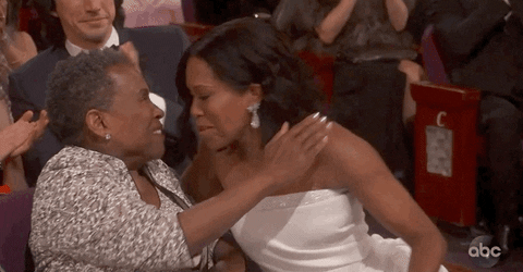 Regina King Oscars GIF by The Academy Awards - Find & Share on GIPHY