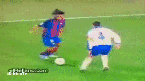 Barcelona Ronaldinho GIF