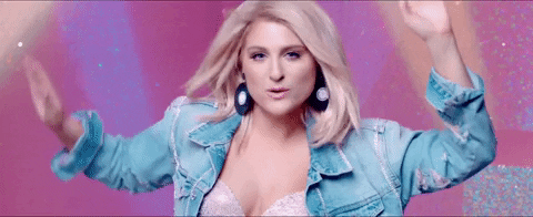 Image result for meghan trainor no excuses gif