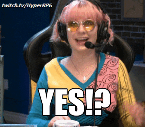 Profissional gamer mulher fala "Yes!"