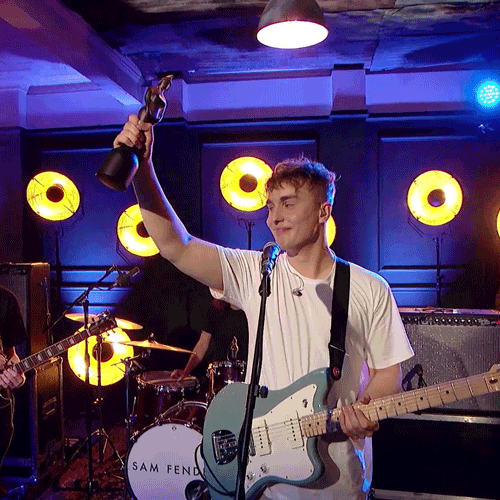 Happy Critics Choice GIF by BRIT Awards