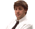 Jim from The Office pointing sticker