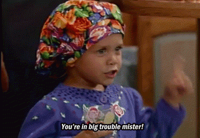 Busted Michelle Tanner GIF - Find & Share on GIPHY