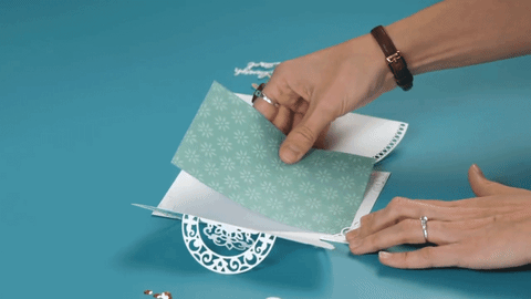 Create this DIY Moroccan Lace Card!