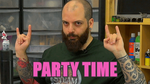 Image result for party time gif