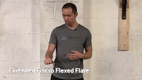 lateral epicondylitis exercises - Extended Fist to Flexed Flare
