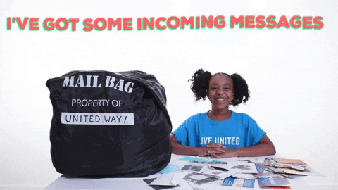Mail Messages GIF by United Way of Greater Atlanta