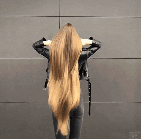 Blonde Long Hair Girl Gif 