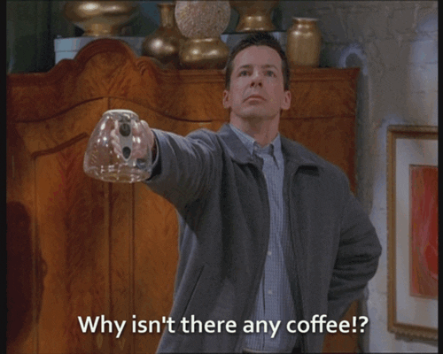 Image result for I want coffee gif