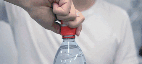 spray water bottle gif