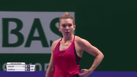 Simona Halep Idk GIF by WTA - Find & Share on GIPHY