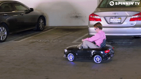 funny test drive gif