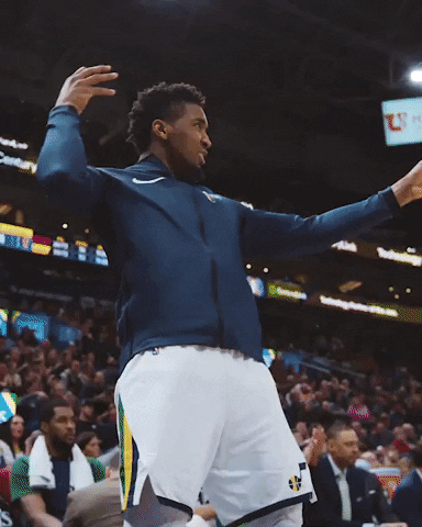 Donovan Mitchell Nba GIF by Utah Jazz - Find & Share on GIPHY