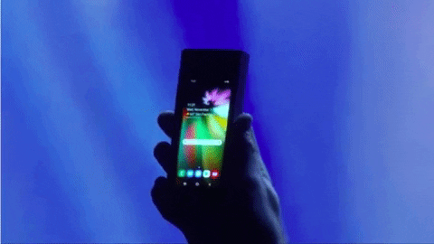 This is Samsung's foldable phone with its Infinity Flex Display